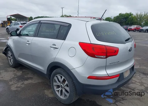 2016 Kia Sportage Lx from USA, damaged, VIN KNDPBCAC7G7853760